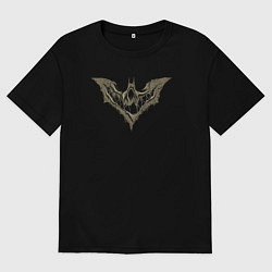 Женская футболка оверсайз Scary Batman