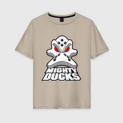 Женская футболка оверсайз HC Anaheim Ducks