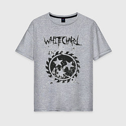 Футболка оверсайз женская Whitechapel, цвет: меланж