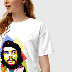 Футболка оверсайз женская Che Guevara Art, цвет: белый — фото 2