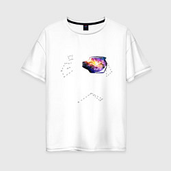Женская футболка оверсайз Interstellar Spaceman