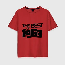 Женская футболка оверсайз The best of 1969