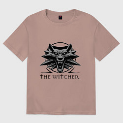 Футболка оверсайз женская The Witcher 3, цвет: пыльно-розовый