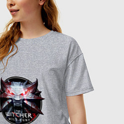 Футболка оверсайз женская The Witcher 3, цвет: меланж — фото 2