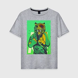 Женская футболка оверсайз Tiger