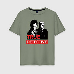 Женская футболка оверсайз True Detective