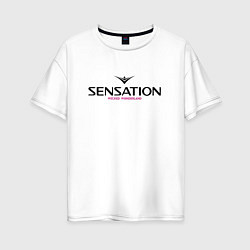Женская футболка оверсайз Sensation: Wicked Wonderland
