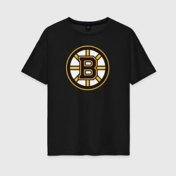 Женская футболка оверсайз Boston Bruins