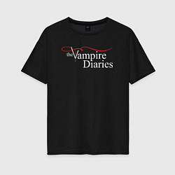 Женская футболка оверсайз The Vampire Diaries