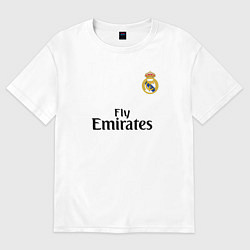 Женская футболка оверсайз Real Madrid: Fly Emirates