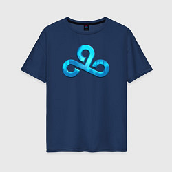 Женская футболка оверсайз Cloud9 Foil Металлический эффект