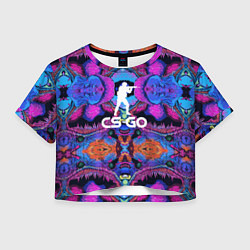 Женский топ CS:GO Violet Hyper Beast