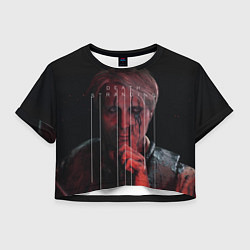 Футболка 3D укороченная женская Death Stranding, цвет: 3D-принт