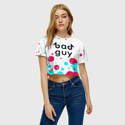 Футболка 3D укороченная женская ТИК ТОК, цвет: 3D-принт — фото 2