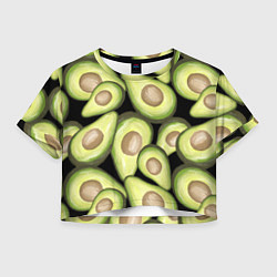 Женский топ Avocado background