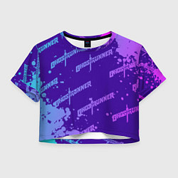 Женский топ Ghostrunner узор