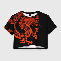 Женский топ RED CHINA DRAGON