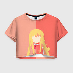Футболка 3D укороченная женская Gabriel DropOut Gabriel, цвет: 3D-принт