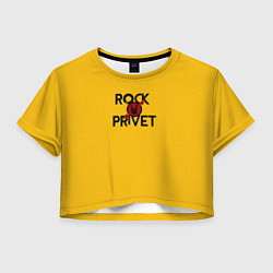 Женский топ Rock privet