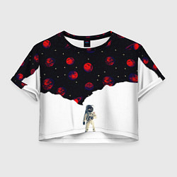 Женский топ Мысли космонавта про космос