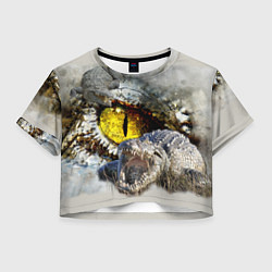 Женский топ Глаз крокодила