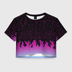 Женский топ РОЗОВОЕ ПЛАМЯ PINK FLAME