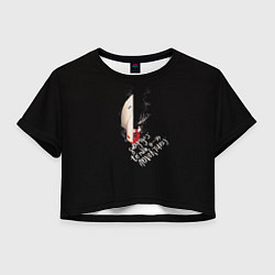 Футболка 3D укороченная женская Парусная регата, цвет: 3D-принт