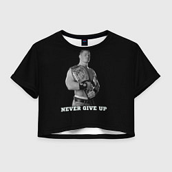 Женский топ Never give up