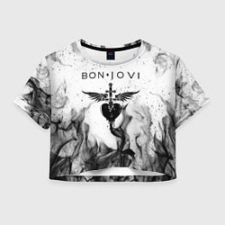 Женский топ BON JOVI HEART СЕРДЦЕ