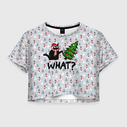 Женский топ WHAT CAT CHRISTMAS