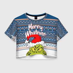 Женский топ MERRY WHATEVER GRINCH