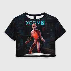 Женский топ XCOM пришелец