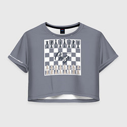 Женский топ Lets play chess