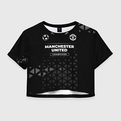 Женский топ Manchester United Champions Uniform