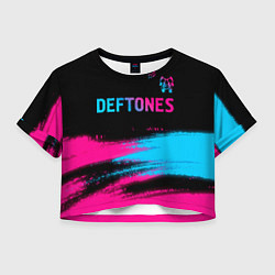 Женский топ Deftones Neon Gradient