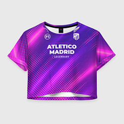 Женский топ Atletico Madrid legendary sport grunge