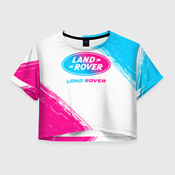 Женский топ Land Rover neon gradient style