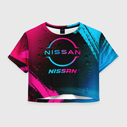 Женский топ Nissan - neon gradient