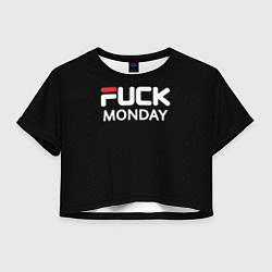 Женский топ Fuck monday - antibrand, fila