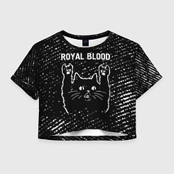 Женский топ Группа Royal Blood и рок кот