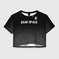 Женский топ Dead Space glitch на темном фоне: символ сверху