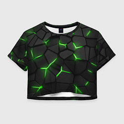 Женский топ Green neon steel