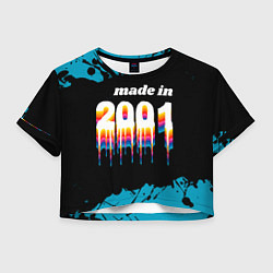 Женский топ Made in 2001: liquid art
