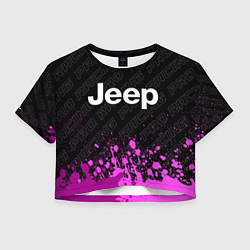 Женский топ Jeep pro racing: символ сверху