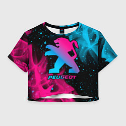 Женский топ Peugeot - neon gradient