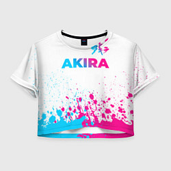 Женский топ Akira neon gradient style: символ сверху