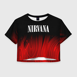 Женский топ Nirvana red plasma