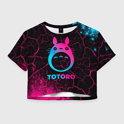 Женский топ Totoro - neon gradient