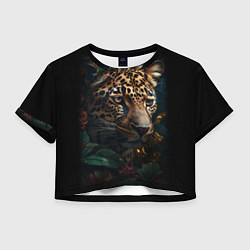 Женский топ Леопард фотореализм