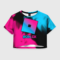 Женский топ Roblox - neon gradient